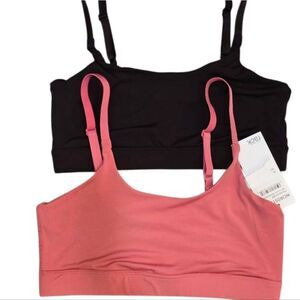 Nordstrom Rack Sports Bra Set- Pink Mauve/Brown Ganache